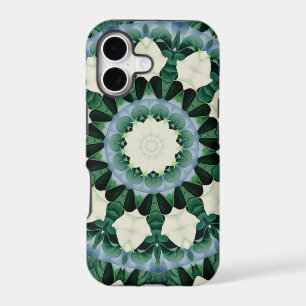 Sacramento Green and Cerulean Blue Mandala