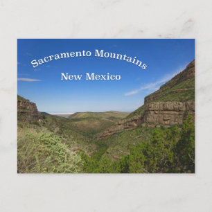 Sacramento Mountains near High Rolls, New Mexico Postcard
