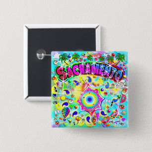 Sacramento Mystic Dance 15 Cm Square Badge