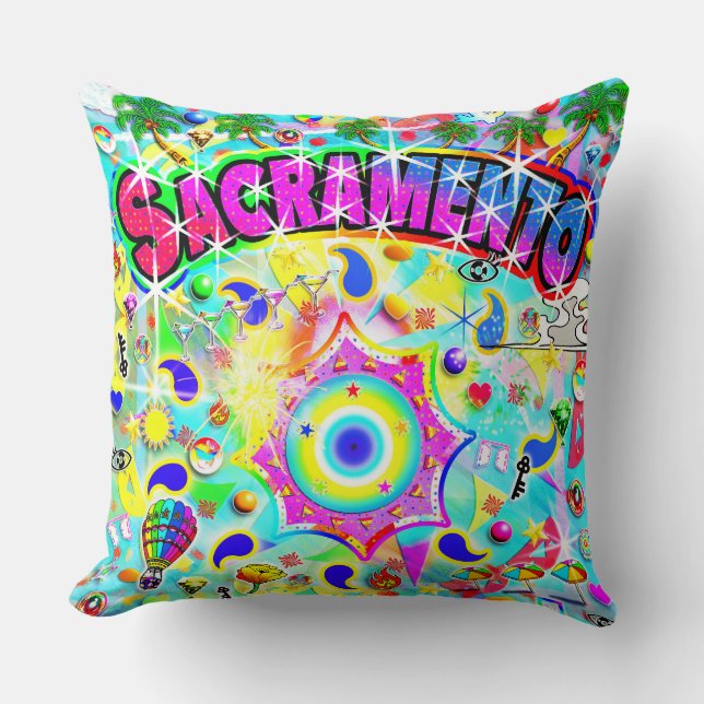 Sacramento Mystic Dance  Cushion (Front)