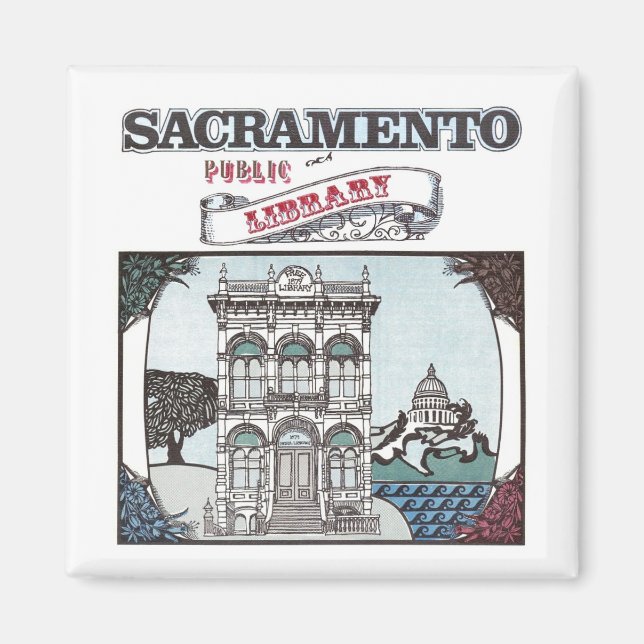 Sacramento Public Library Magnet (Front)
