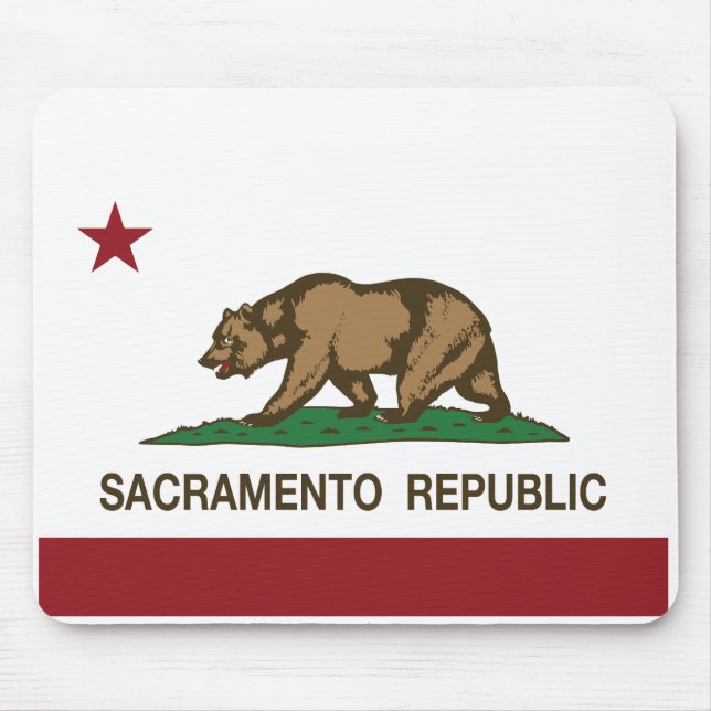 Sacramento Republic Flag Mouse Mat (Front)