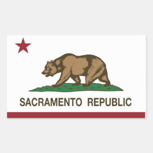 Sacramento Republic Flag Rectangular Sticker