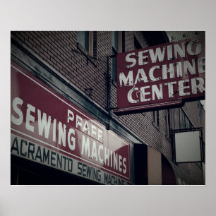 Sacramento Sewing Machine Centre Poster
