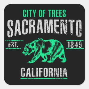 Sacramento Square Sticker