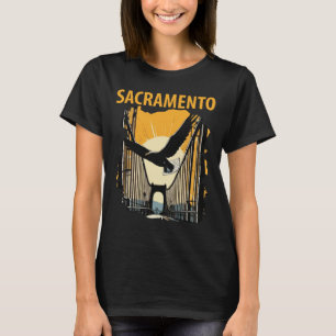 Sacramento Tower Bridge Gold Travel T-Shirt