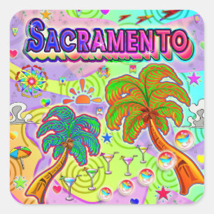 Sacramento Vacation Target Sticker