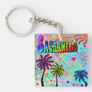 Sacramento Vivid Romance Keychain
