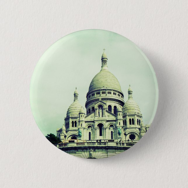 Sacre Coeur 6 Cm Round Badge (Front)