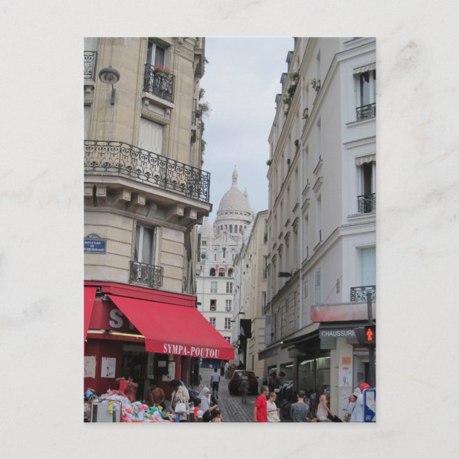 Sacre Coeur Basilica Dome, Paris Postcard (Front)