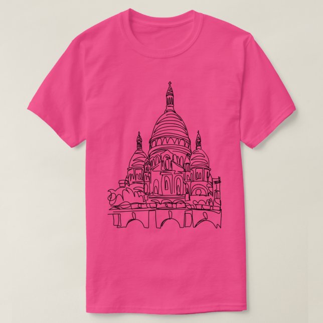 Sacre Coeur Basilica T-Shirt (Design Front)