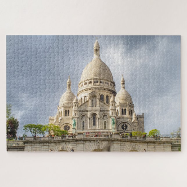 Sacre Coeur Basilique in Montmartre, Paris, France Jigsaw Puzzle (Horizontal)