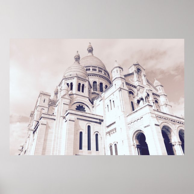 Sacré-Cœur de Montmartre Paris Sacre Coeur Poster (Front)