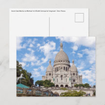 Sacre Coeur on Montmartre hill - Paris, France