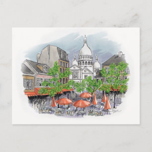 Sacre Coeur postcard