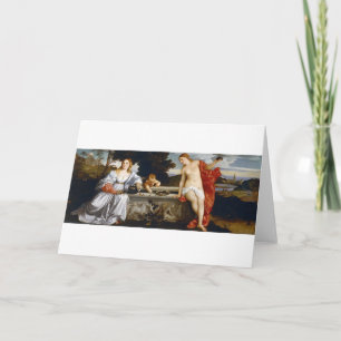 Sacred and Profane Love, Tiziano Vecelli, 1515 Card