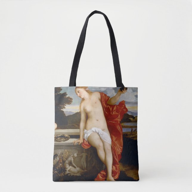 Sacred and Profane Love, Tiziano Vecelli, 1515 Tote Bag (Front)