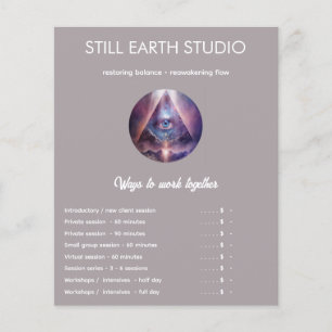 Sacred Axis Third Eye Design Flyer