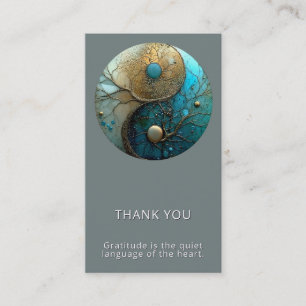 Sacred Balance Yin Yang Symbol Business Card