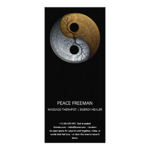 Sacred Balance   Yin Yang Symbol Rack Card