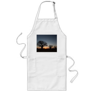 Sacred Baobabs Long Apron