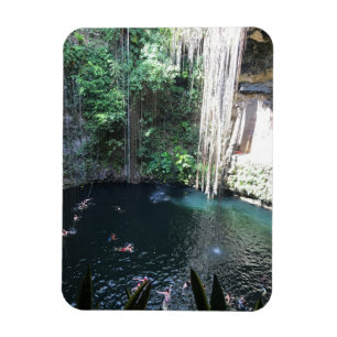 Sacred Blue Cenote, Ik Kil, Mexico #2 Photo Magnet