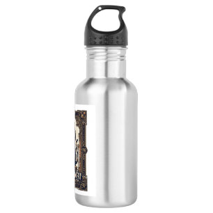 Sacred Cat Cat Ancient Egypt Vintage Vector Art Sh 532 Ml Water Bottle