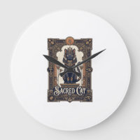 Sacred Cat Cat Ancient Egypt Vintage Vector Art Sh