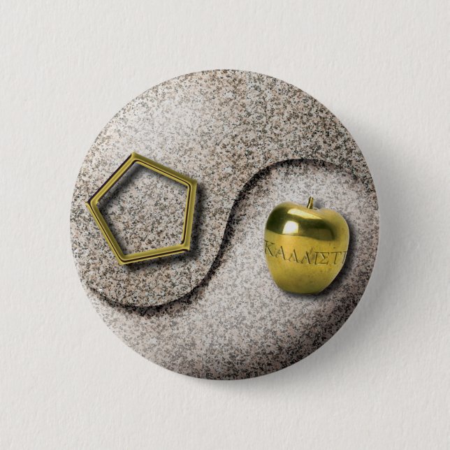 Sacred Chao 6 Cm Round Badge (Front)