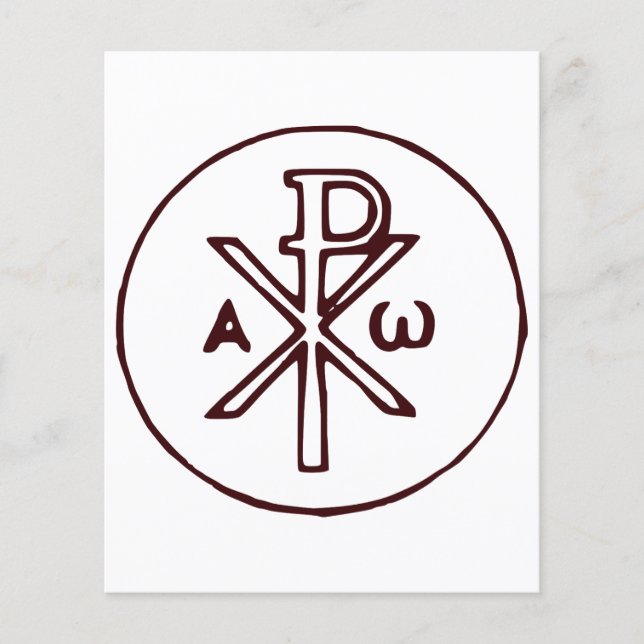 Sacred Chi-Rho Christogram Fine Art (Front)