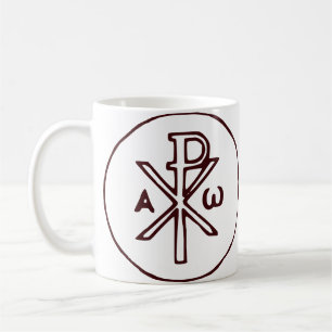 Sacred Chi-Rho Christogram Fine Art Coffee Mug