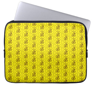 Sacred Chi-Rho Christogram Fine Art Laptop Sleeve