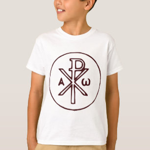 Sacred Chi-Rho Christogram Fine Art T-Shirt