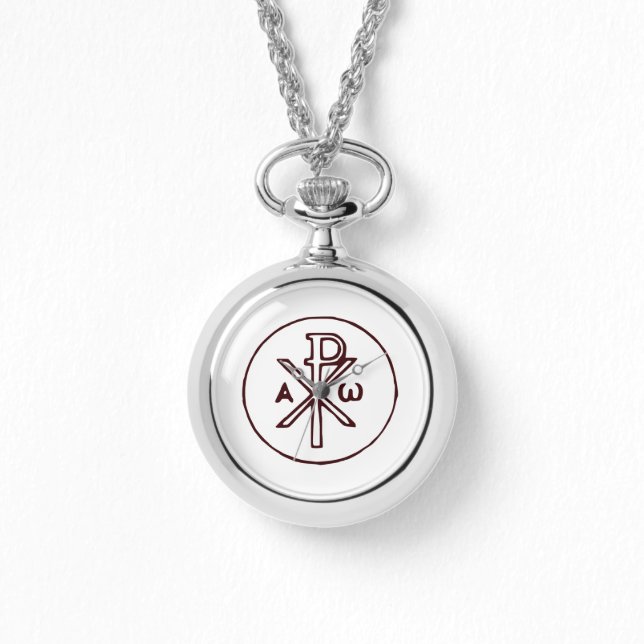 Sacred Chi-Rho Christogram Fine Art Watch (Front)
