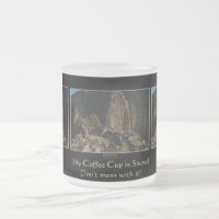 "Sacred Coffee Cup" Machu Picchu Incan Humour Mug