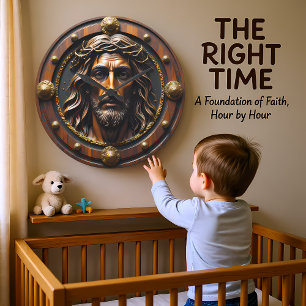 Sacred Crown of Thorns Portrait Large Clock