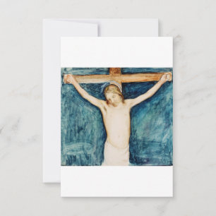 Sacred Crucifixion of Our Lord Holy Card