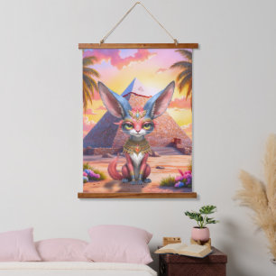 Sacred Desert Guardian Hanging Tapestry