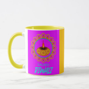 sacred diwali indian holiday mug