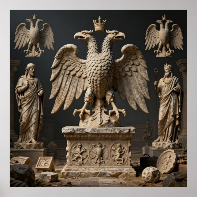 Sacred Double-Headed Eagle Relic Poster (Front)