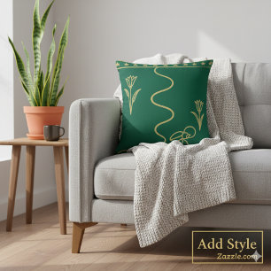 Sacred Egyptian Symbols Abstract Art Cushion