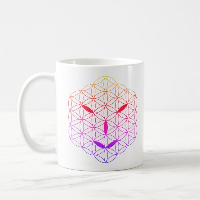 Sacred face - Arcturian 02, CF-Tr. Coffee Mug (Left)