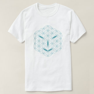 Sacred face - Arcturian 02, Sea Green-Tr. T-Shirt