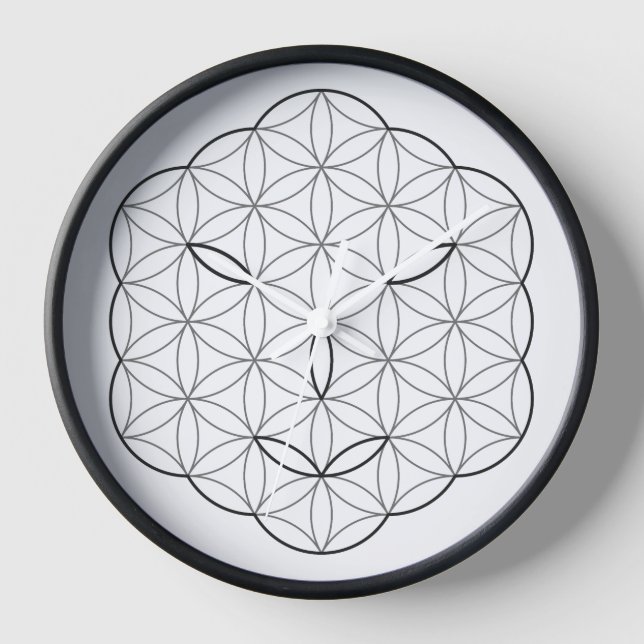 Sacred face - Arcturian, Bl-Tr. Clock (Front)