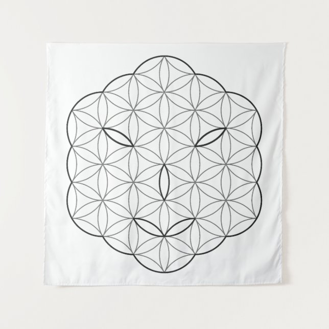Sacred face - Arcturian, Bl-Tr. Tapestry (Front)