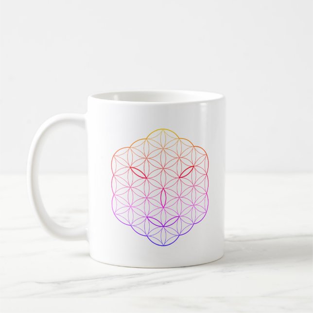 Sacred face - Arcturian, Cl-Tr. Coffee Mug (Left)