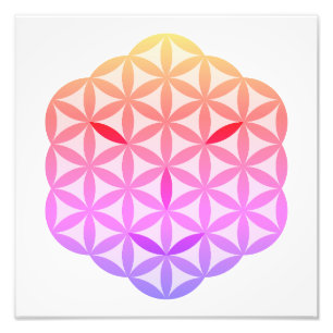 Sacred face - Arcturian, ColorF. Photo Print