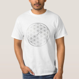 Sacred "Flower of Life" in "metallic" T-Shirt