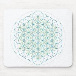 Sacred Flowers Mouse Mat