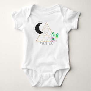 Sacred Geometry baby- Made of Magic . Baby Bodysuit